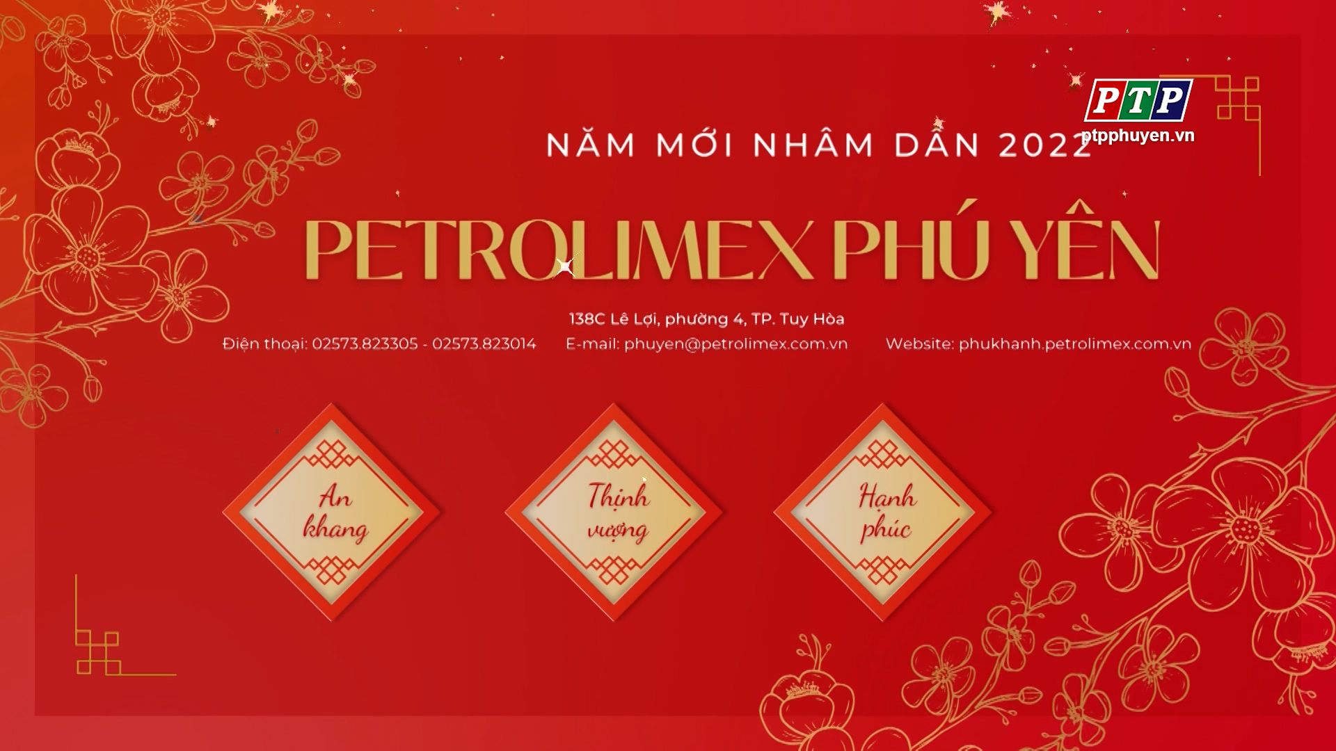 Petro Phú Yên Chúc Mừng Năm Mới