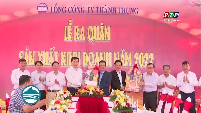 Chủ tịch UBND tỉnh Trần Hữu Thế thăm và dự lễ ra quân sản xuất kinh doanh đầu năm tại Công ty Cổ phần Thành Trung