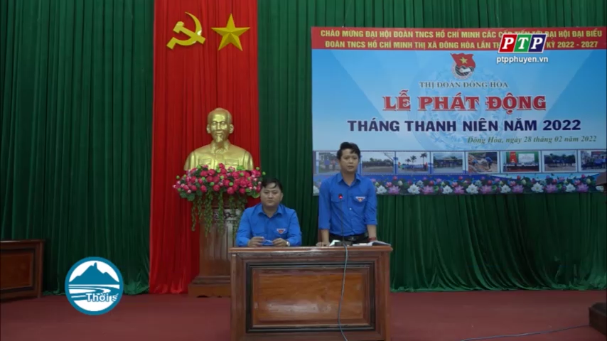 Thị đoàn Đông Hòa phát động Tháng thanh niên năm 2022