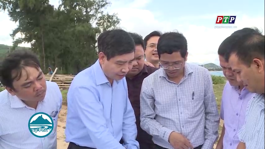 Chủ tịch UBND tỉnh Tạ Anh Tuấn làm việc với lãnh đạo UBND thị xã Sông Cầu