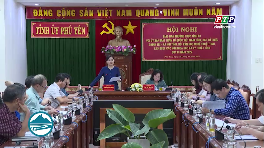 Hội nghị giao ban quý III/2022 với lãnh đạo Ủy ban MTTQ Việt Nam tỉnh, các đoàn thể chính trị - xã hội Ngày 9/11, Thường trực Tỉnh ủy tổ chức Hội nghị giao ban quý III/2022 với lãnh đạo Ủy 