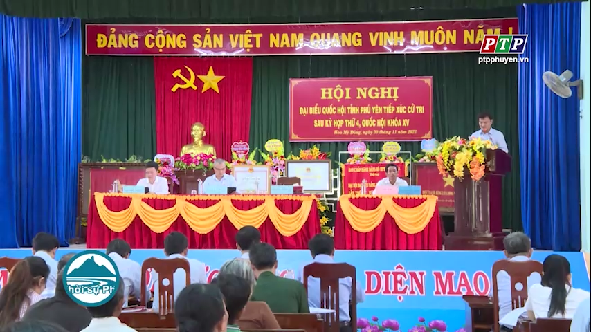 Bí thư Tỉnh ủy Phạm Đại Dương tiếp xúc cử tri sau Kỳ họp thứ 4 tại huyện Tây Hòa