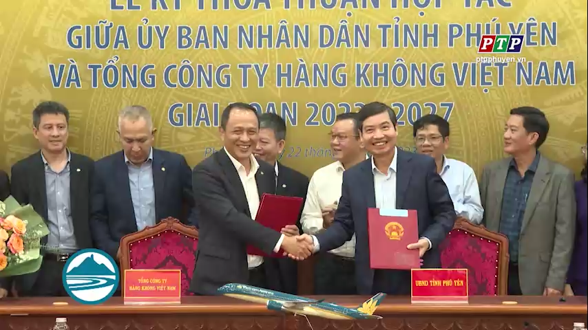 Ký kết thỏa thuận hợp tác giữa UBND tỉnh Phú Yên và Tổng Công ty Hành không Việt Nam, giai đoạn 2023 – 2027
